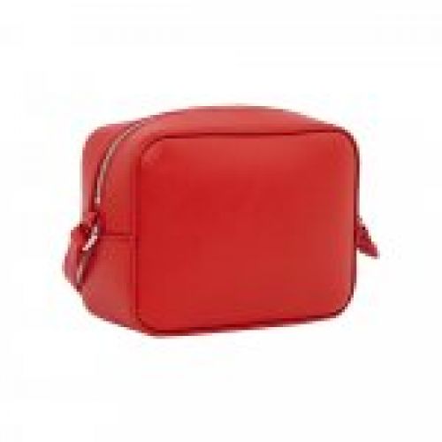 bolso tommy rojo pequeno logo relieve