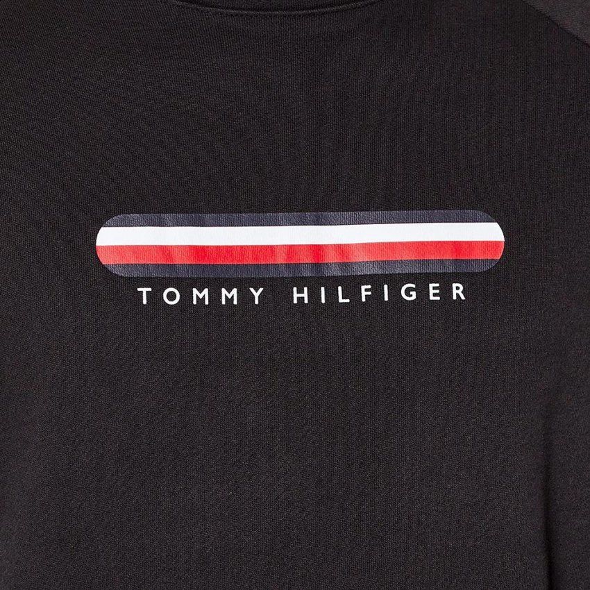 sudadera tommy sin capucha logo front logo