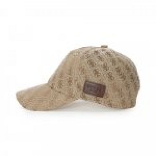 gorra estampado marron